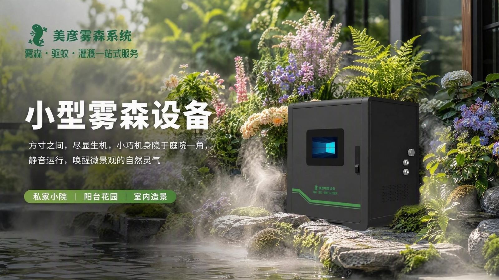 广州花园庭院驱蚊系统
